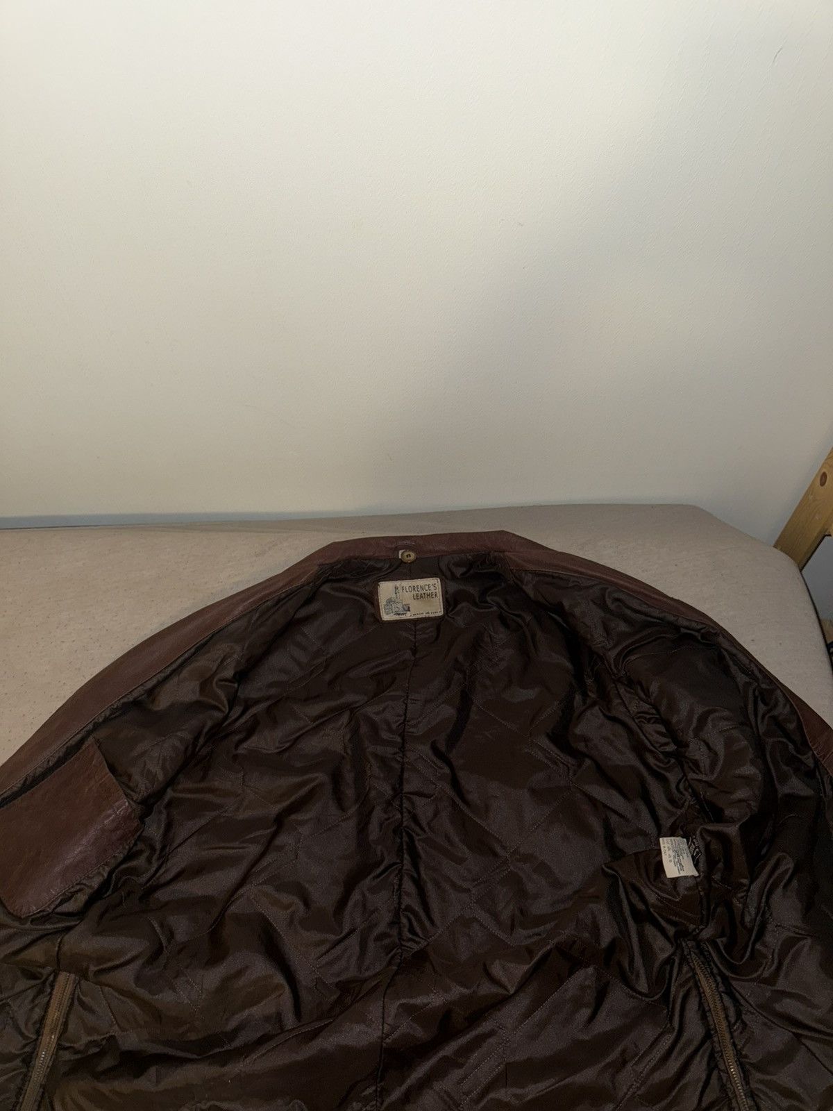 Other Vintage Leather Jacket – Italian Florence’s Leather Size US L / EU 52-54 / 3 - 9 Thumbnail