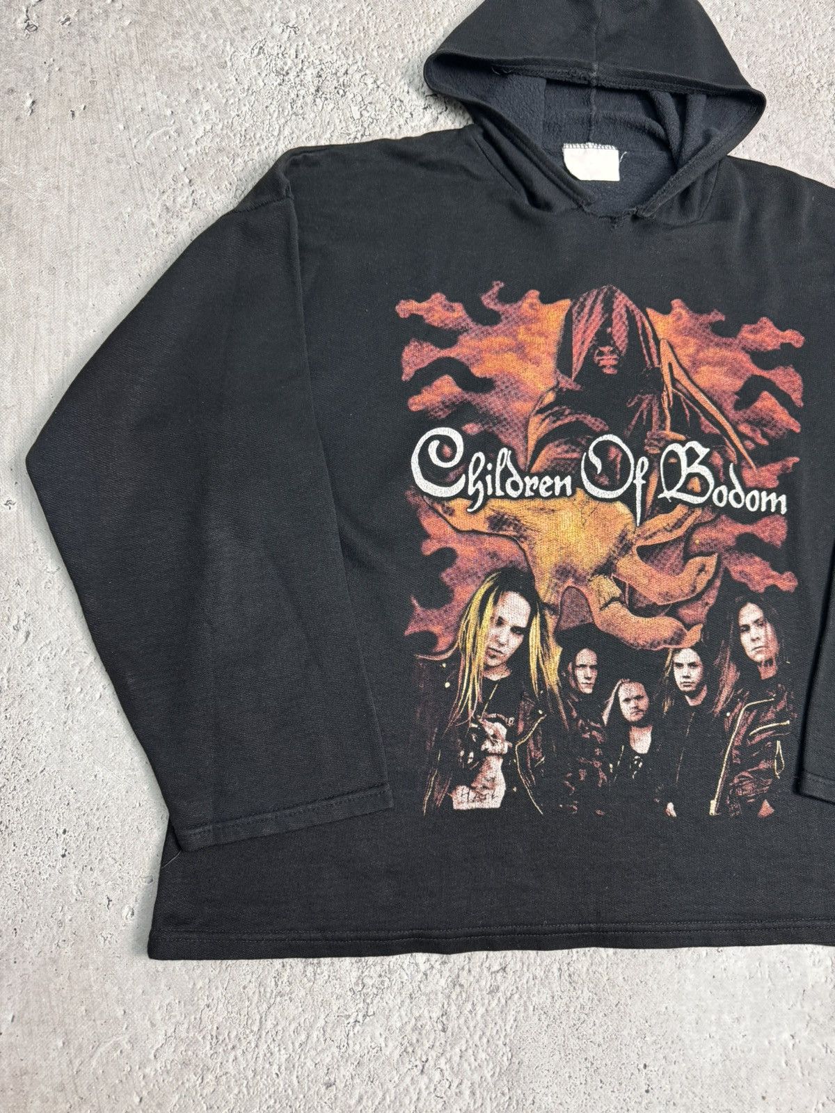 Band Tees × Vintage Vintage RARE BOXY 90s Children of Bodom hoodie Size US L / EU 52-54 / 3 - 2 Thumbnail
