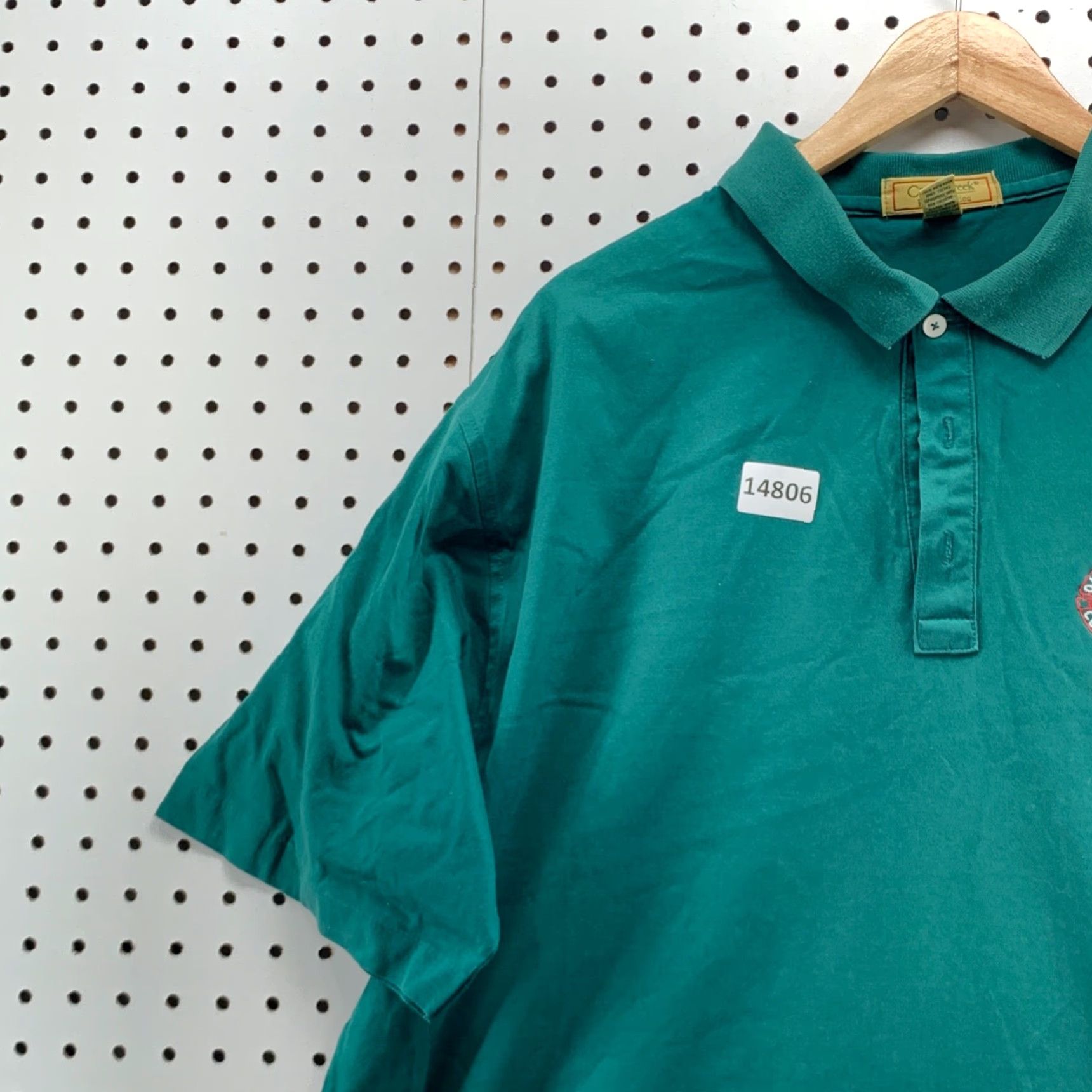 Vintage VINTAGE Cross Creek Polo Shirt Men XL Green 90s PGA Golf Oakland Hills Large Cotton Size US XL / EU 56 / 4 - 2 Thumbnail