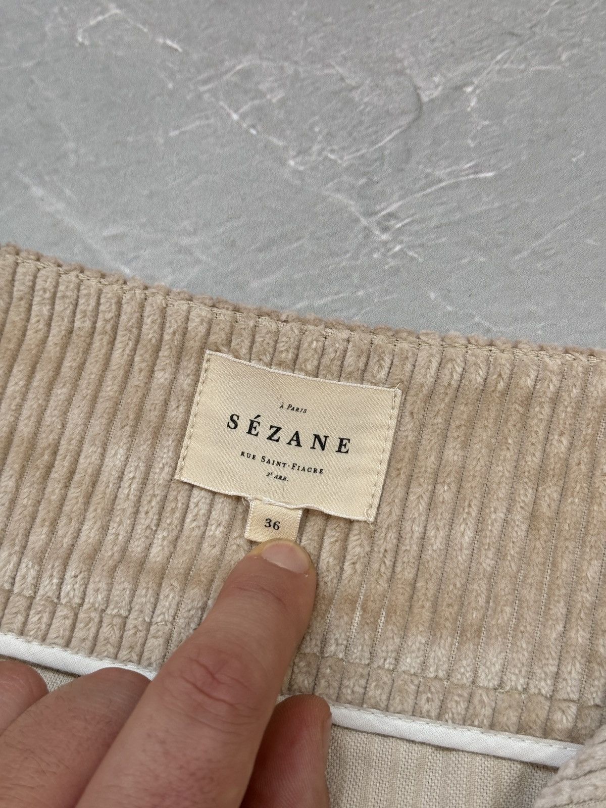 Sezane Sezane Corduroy Pants Size 36" / US 14 / IT 50 - 18 Thumbnail