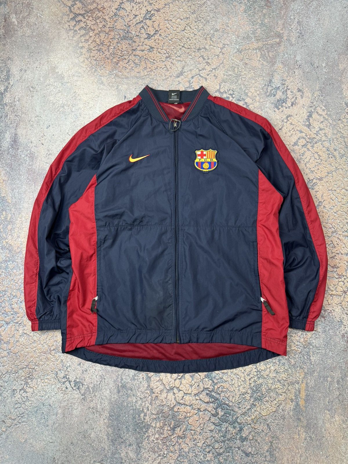 Nike Vintage Nike FC Barcelona 1998 track top jacket men's size M Size US M / EU 48-50 / 2 - 1 Thumbnail