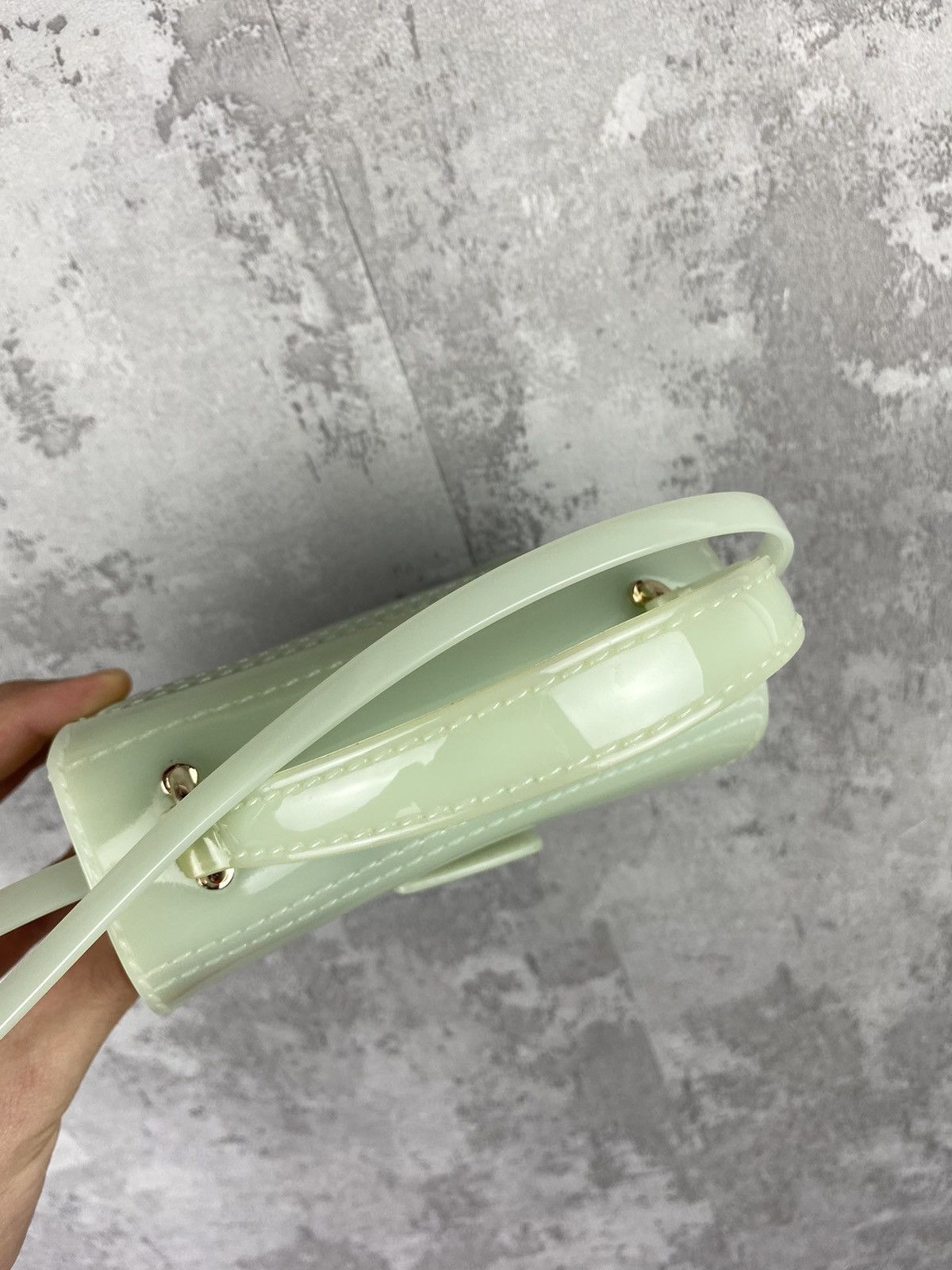 Furla Furla Candy S Bauletto Jelly Rubber Studded Bag Handbag Size ONE SIZE - 4 Thumbnail