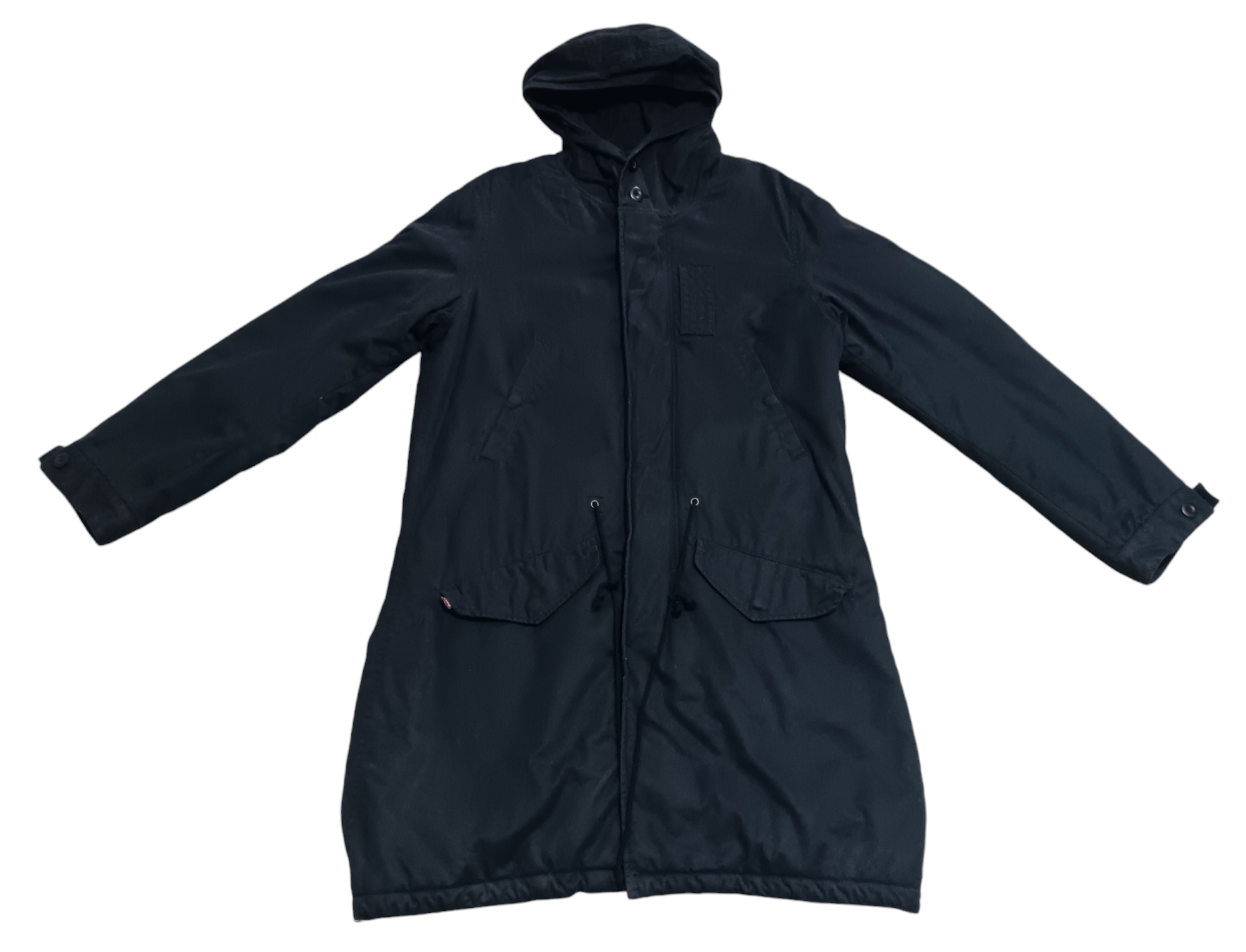 Levi's LEVIS PUFFER HOODED TRENCH JACKET Size L / US 10 / IT 46 - 1 Thumbnail