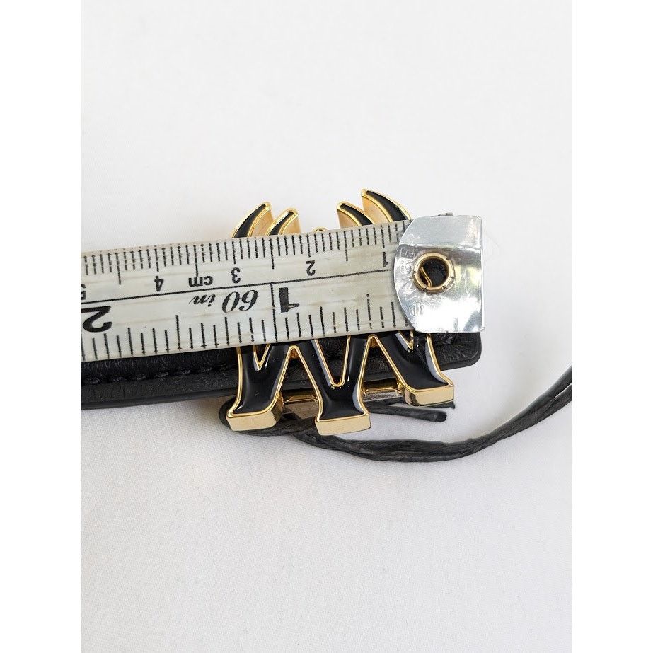 Amiri o1rshd1 Size:100 / Nappa "MA" 2CM Belt in Black Size 40 - 9 Thumbnail