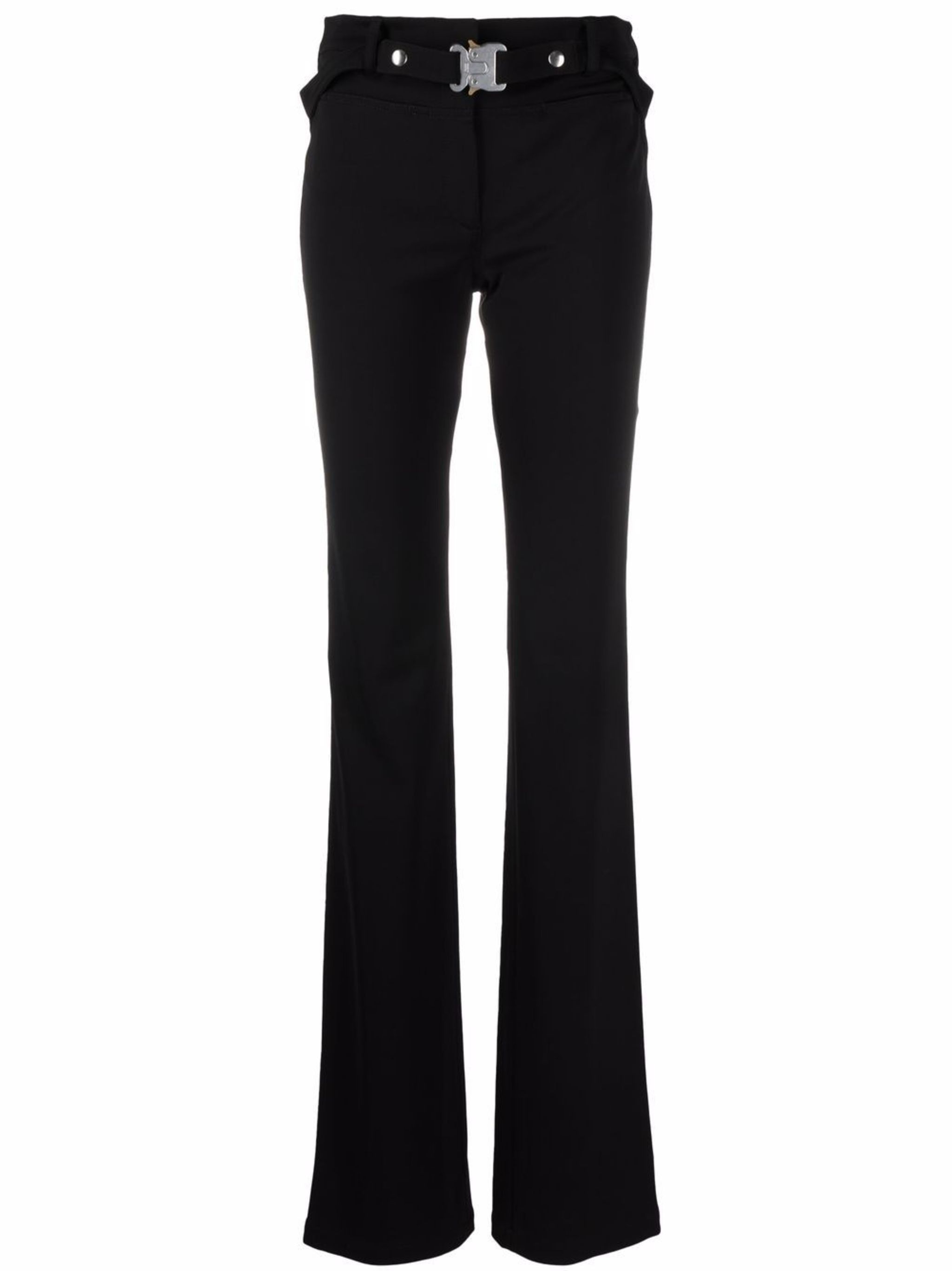 1017 ALYX 9SM o1mle0424 Clasp-Belt Bootcut Trousers in Black Size 27" / US 4 / IT 40 - 1 Thumbnail