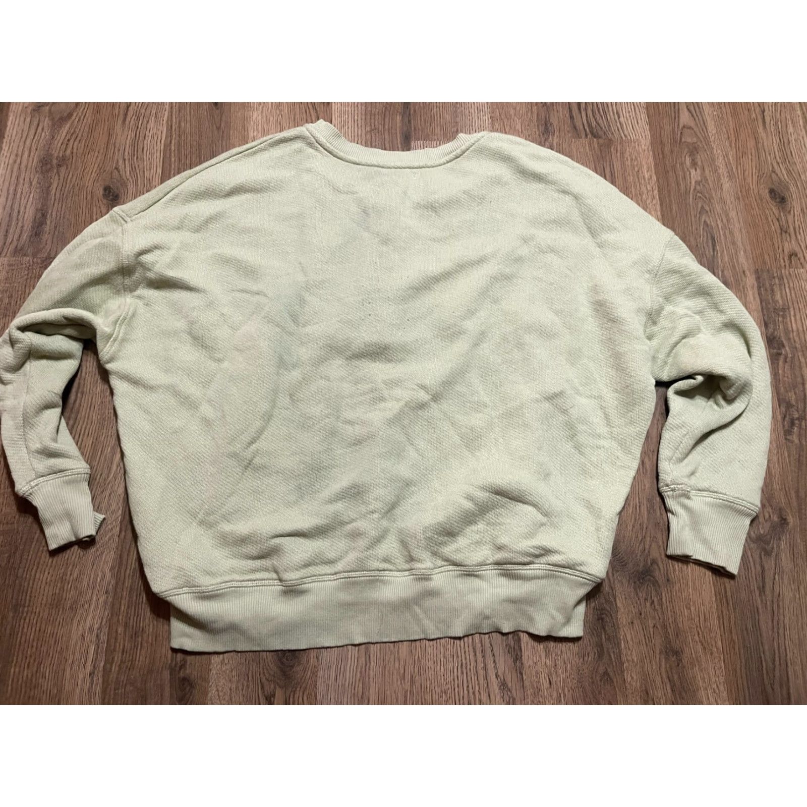 Vintage Maurices Sweater Women's Medium Green 1/4 Buttons Pullover Long Sleeve Casual Fall Spring Summer - Regular Fit - Womens Size M / US 6-8 / IT 42-44 - 2 Thumbnail