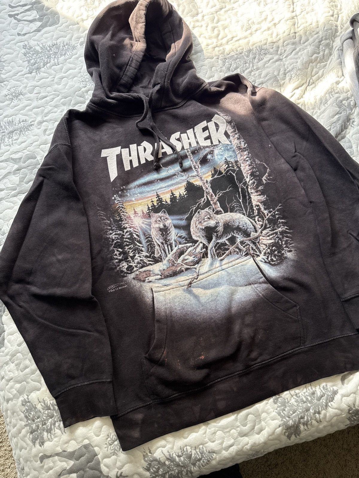 Thrasher Thrasher 13 Wolves Hoodie Size US M / EU 48-50 / 2 - 2 Thumbnail