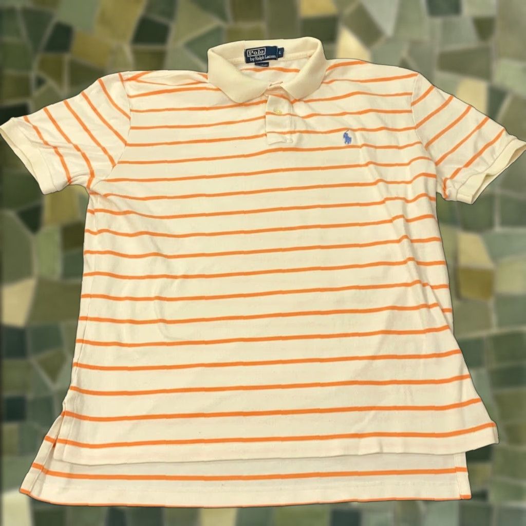 Polo Ralph Lauren VINTAGE Polo Ralph Lauren Shirt Mens XL White Striped Pony Preppy Polo Shirt Adult XL White Polo Ralph Lauren Mens X-Large Striped Pony Preppy Vintage Size US XL / EU 56 / 4 - 1 Thumbnail