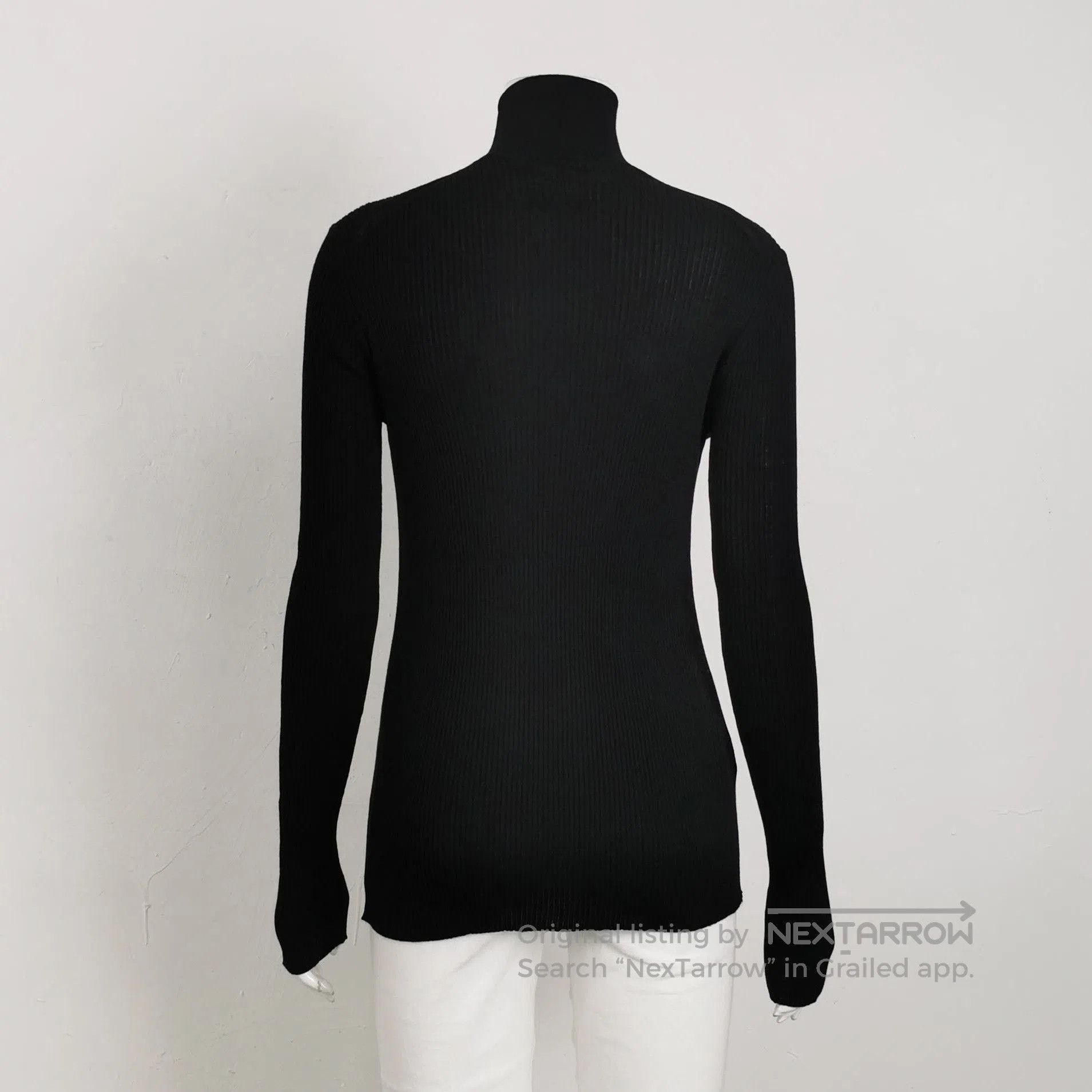 Prada Prada Black Wool Turtleneck Sweater . Size M / US 6-8 / IT 42-44 - 2 Thumbnail