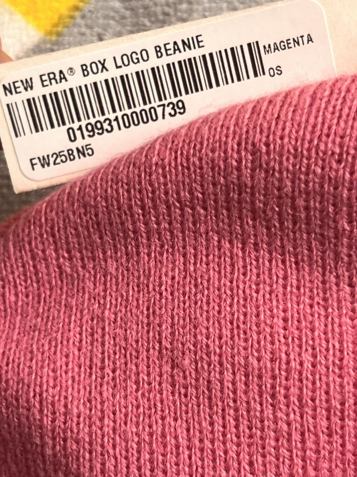 Supreme Supreme® / New Era Box Logo Beanie – Magenta (FW25) pink red Size ONE SIZE - 25 Thumbnail