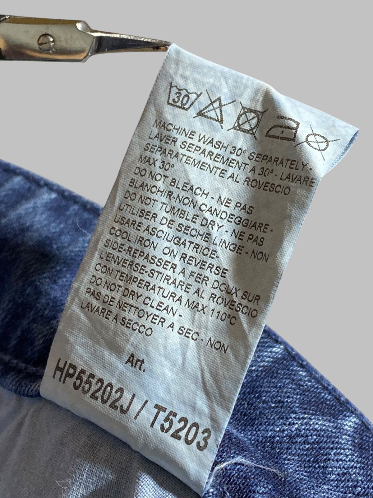 Pierre Balmain 🔥 PIERRE BALMAIN MOTO BIKER DENIM Y2K RARE DISTRESSED JEANS Size US 34 / EU 50 - 20 Thumbnail