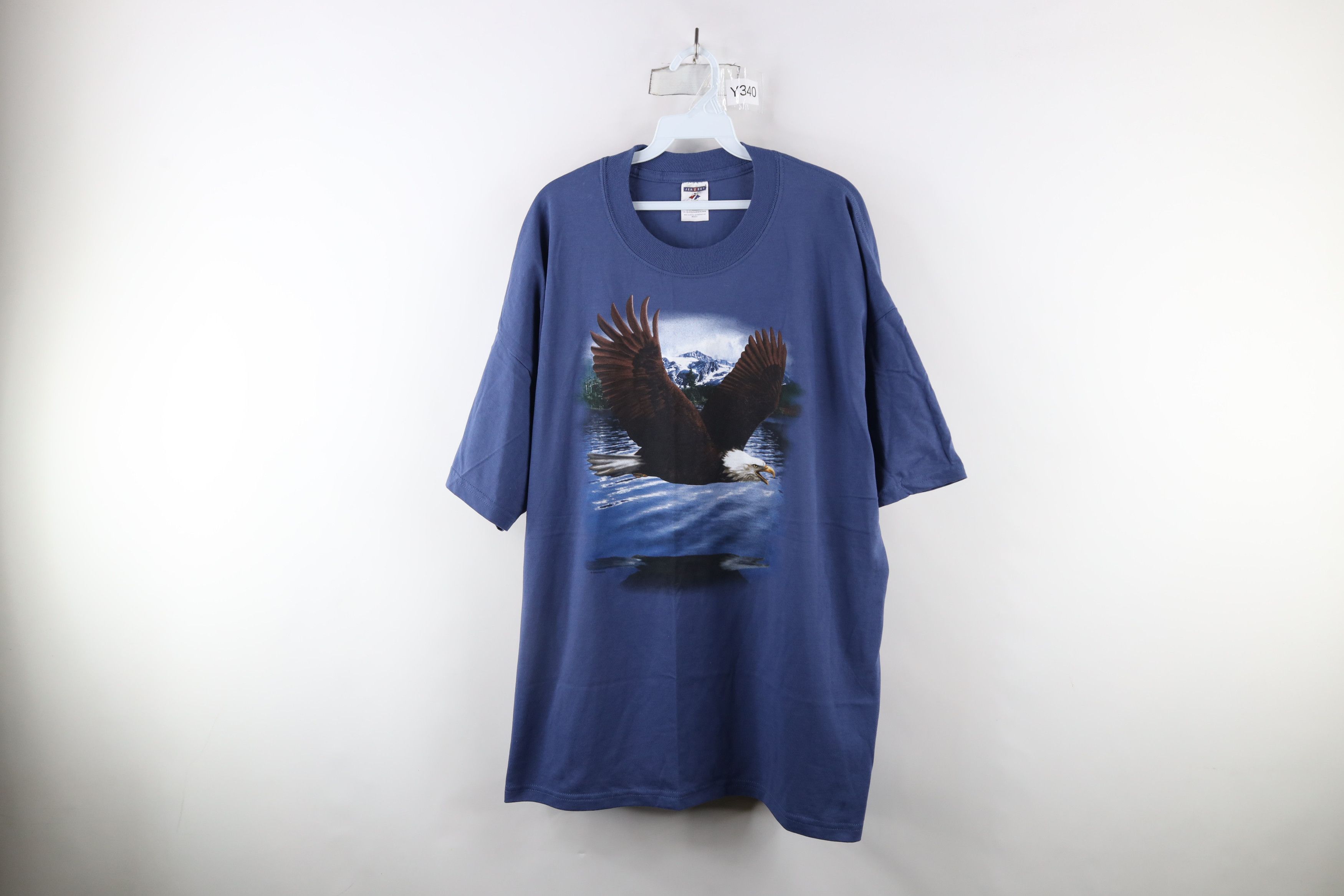 Vintage Vintage 90s Streetwear Eagle Mountains Short Sleeve T-Shirt Size US XXL / EU 58 / 5 - 1 Thumbnail