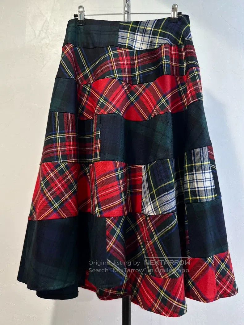 Comme des Garcons Comme Des Garcons size M Gingham Spiral Skirt Size 25" / US 0 / IT 36 - 1 Thumbnail