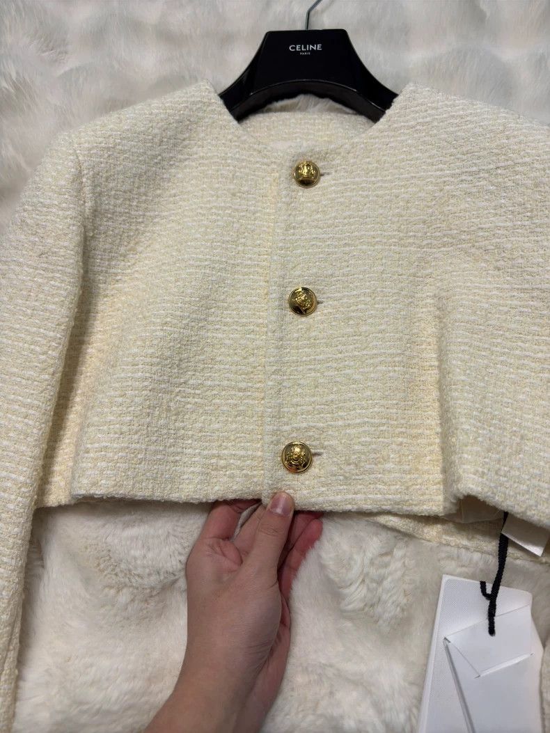 Celine CELINE size 40 Tweed Arc de Triomphe hunting jacket coat Size L / US 10 / IT 46 - 5 Thumbnail