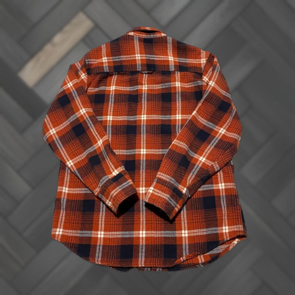 Vintage Ruff Hewn Plaid Flannel Shirt Men's S Long Sleeve Button-Up Cotton Size US S / EU 44-46 / 1 - 1 Thumbnail