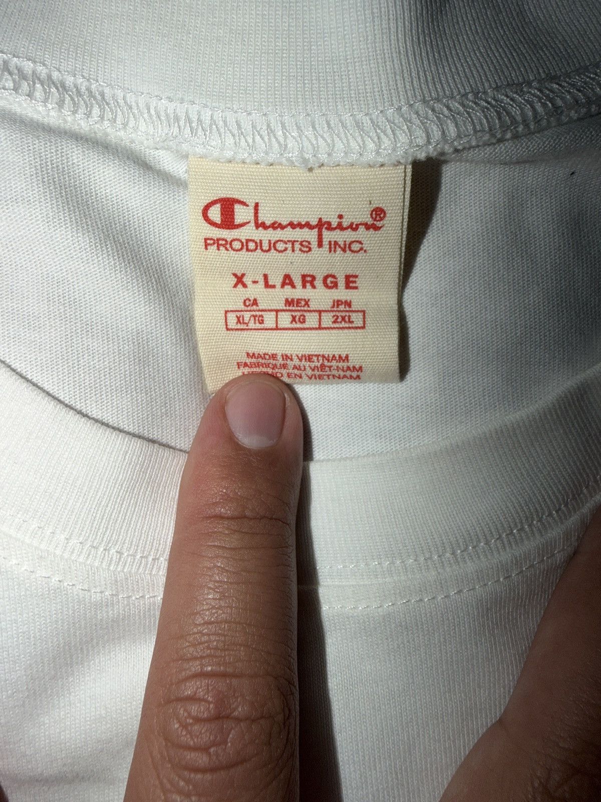 Champion × Palace Palace Los Angeles Exclusive Store Tee Size US XL / EU 56 / 4 - 4 Thumbnail