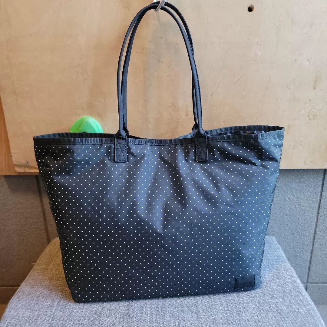 Head Porter HEAD PORTER Black Polka Dot Tote Bag Size ONE SIZE - 1 Thumbnail