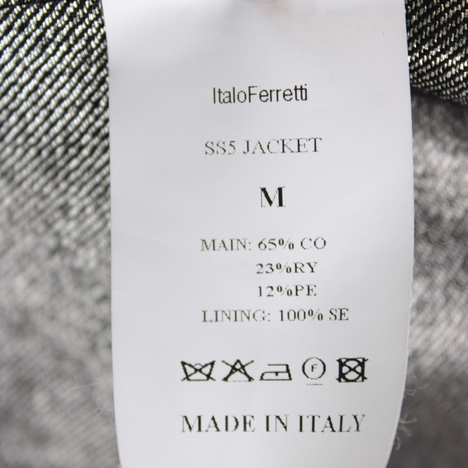 Other Italo Ferretti Jacket Size M US In Black Cotton Blend Size US M / EU 48-50 / 2 - 9 Thumbnail