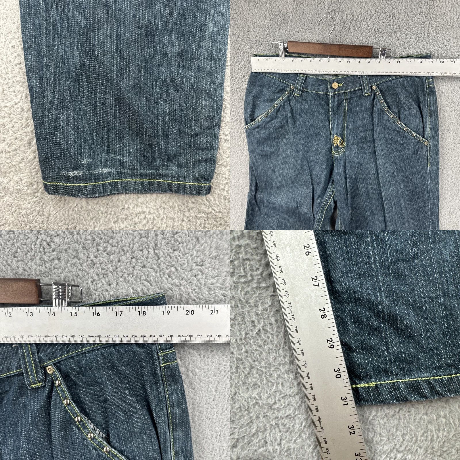 Denime VINTAGE Cezer Mend Denim Jeans Shirt? Size US 38 / EU 54 - 11 Thumbnail