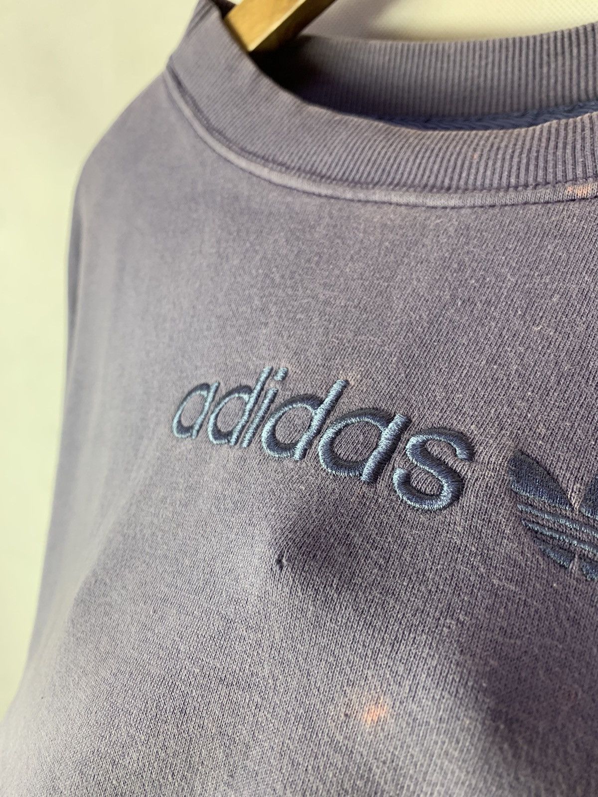 Adidas 🔥Adidas Vintage Style Cropped Sweatshirt Pullover Sweater Size M / US 6-8 / IT 42-44 - 4 Thumbnail