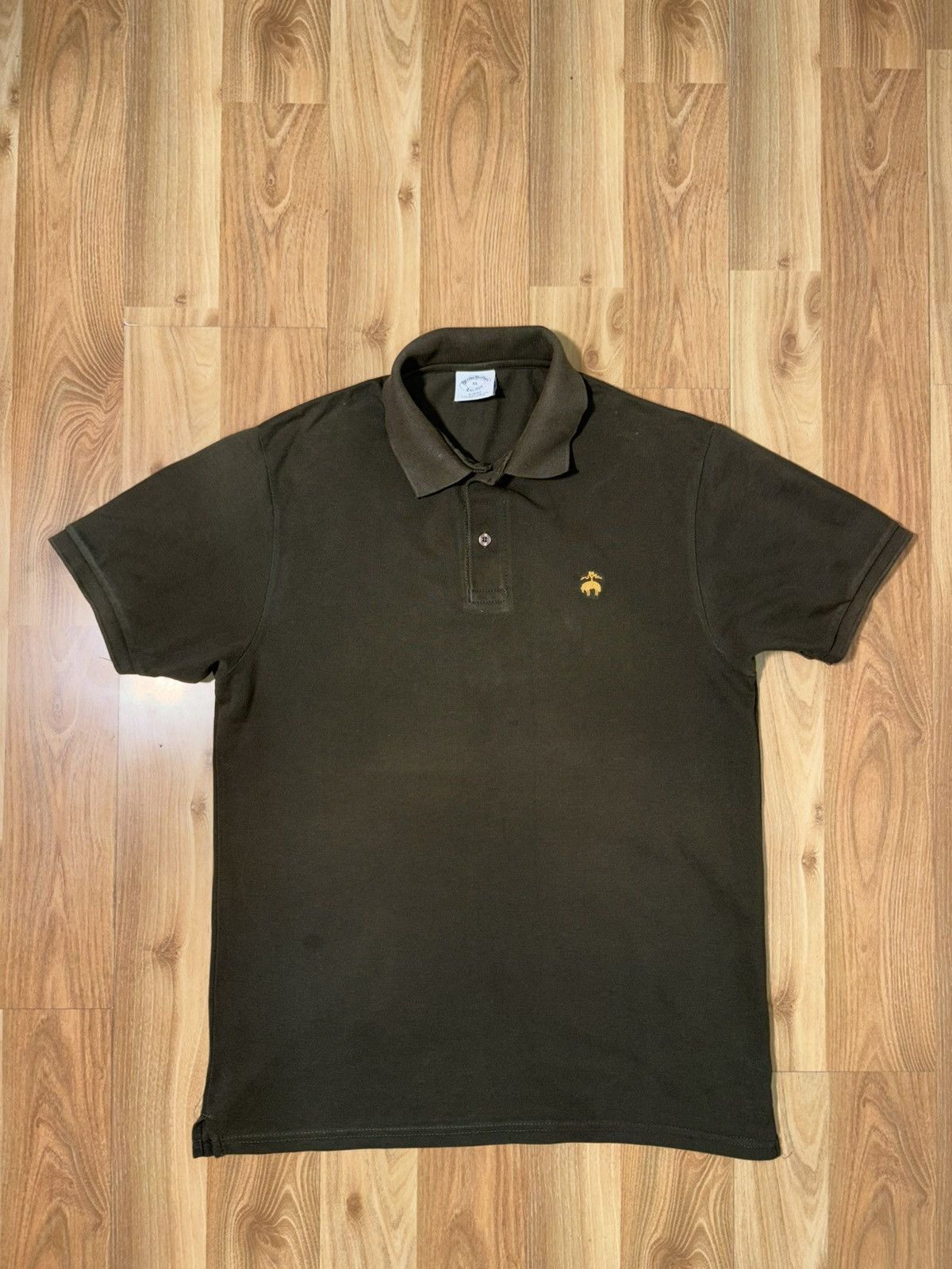 Brooks Brothers Brooks Brothers Slim Fit Polo Olive Green Supima Cotton Size US XS / EU 42 / 0 - 1 Thumbnail