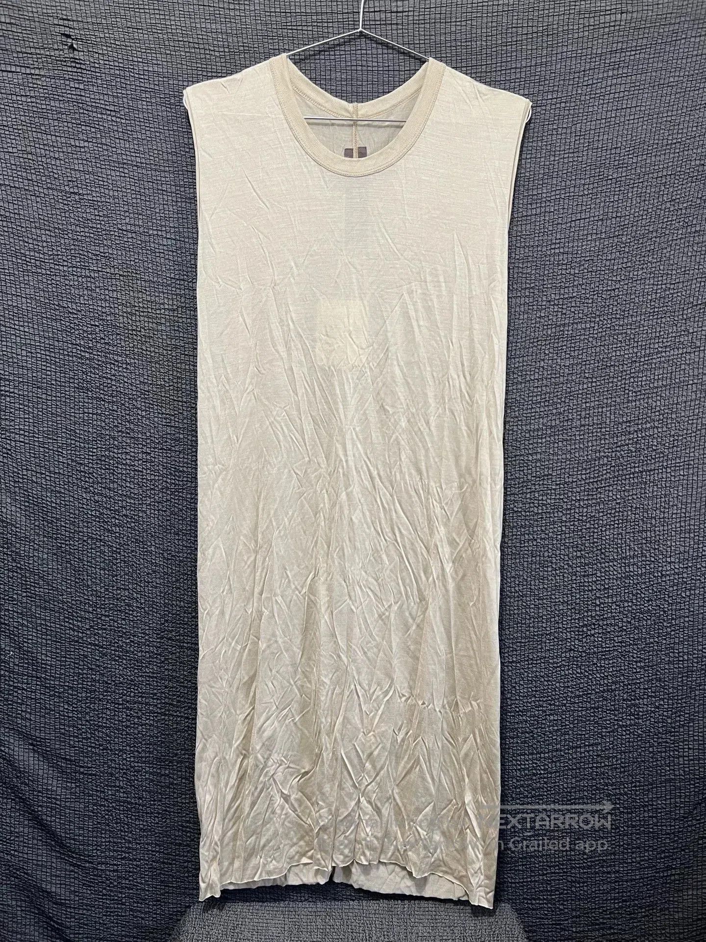 Rick Owens Rick Owens Vanilla Silk Tank Top. Size US XS / EU 42 / 0 - 1 Thumbnail