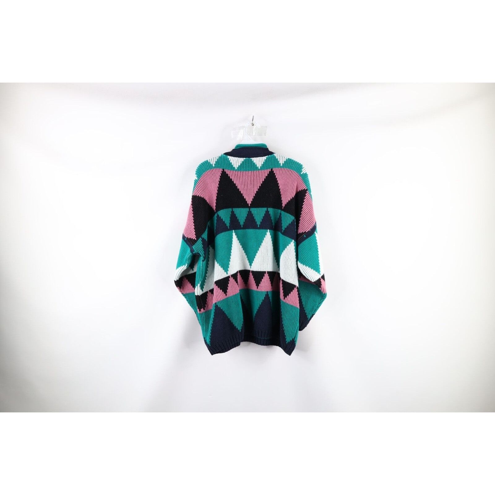 Vintage Vintage 90s Streetwear Marled Knit Mock Neck Sweater Size ONE SIZE - 5 Thumbnail