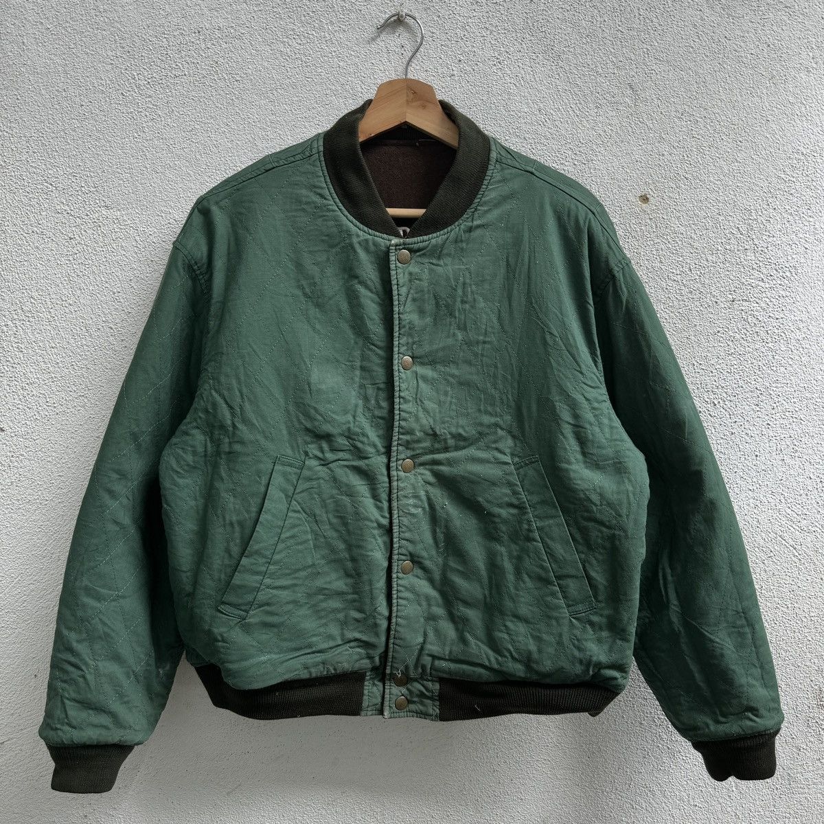 Japanese Brand Distressed Vintage PPFM Varsity Jacket Size US M / EU 48-50 / 2 - 4 Thumbnail