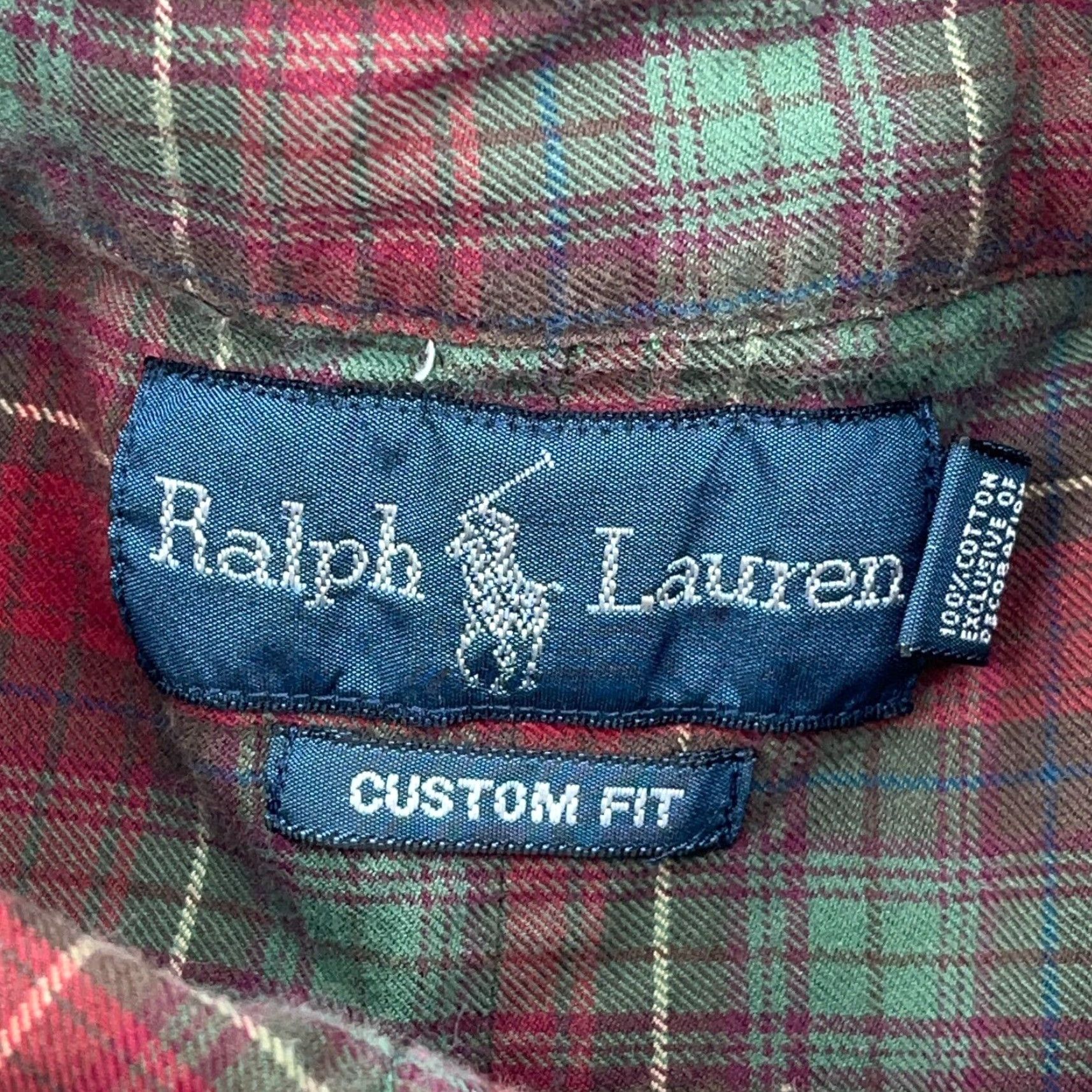 Ralph Lauren Ralph Lauren Shirt Men Medium Red Plaid Button-Up Flannel Cotton Classic Fit Mens Preppy Modern Size US M / EU 48-50 / 2 - 5 Thumbnail