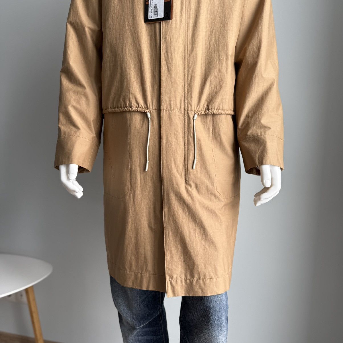 Ermenegildo Zegna Ermenegildo Zegna Leggerissimo Cotton Silk Long Hooded IT50 Size US M / EU 48-50 / 2 - 6 Thumbnail