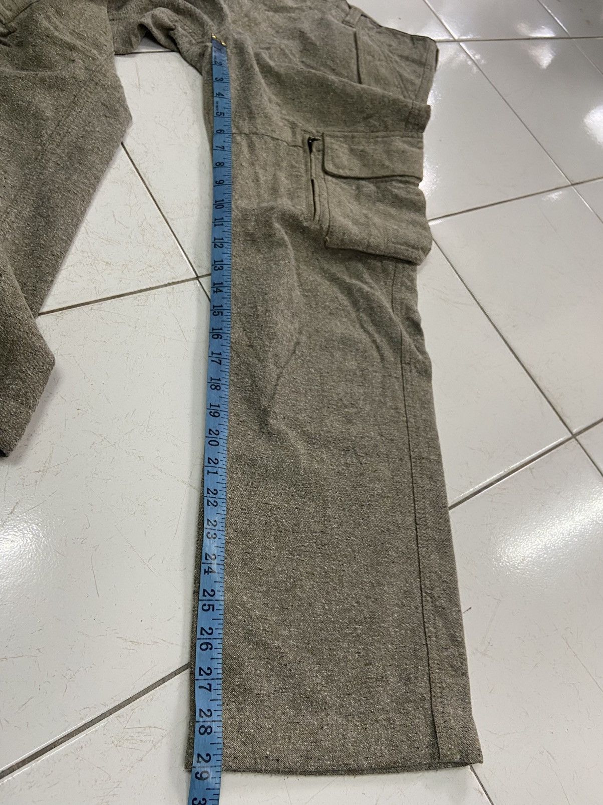 DKNY VINTAGE DKNY WOOL CARGO PANTS Size US 30 / EU 46 - 15 Thumbnail