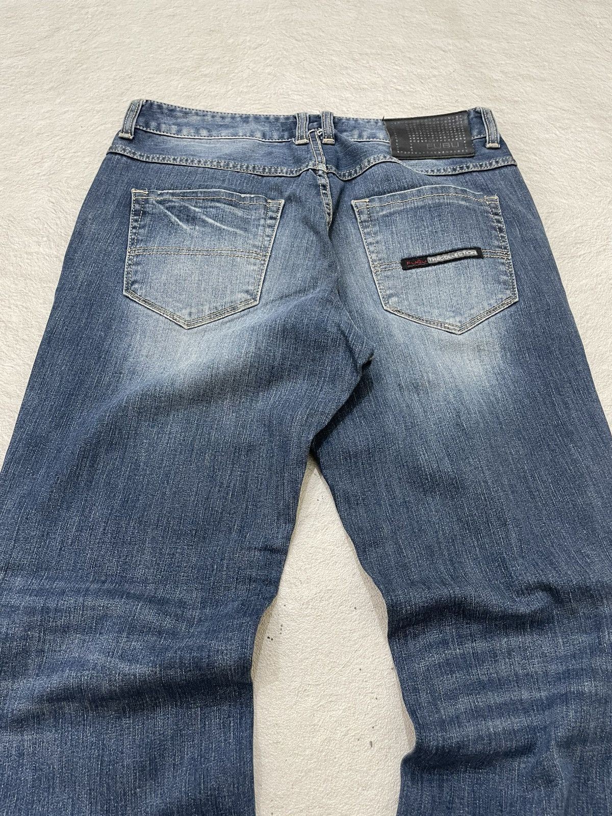 Japanese Brand 00s Fubu Embroidered Denim Japan Stonewash Y2K Size US 31 - 9 Thumbnail
