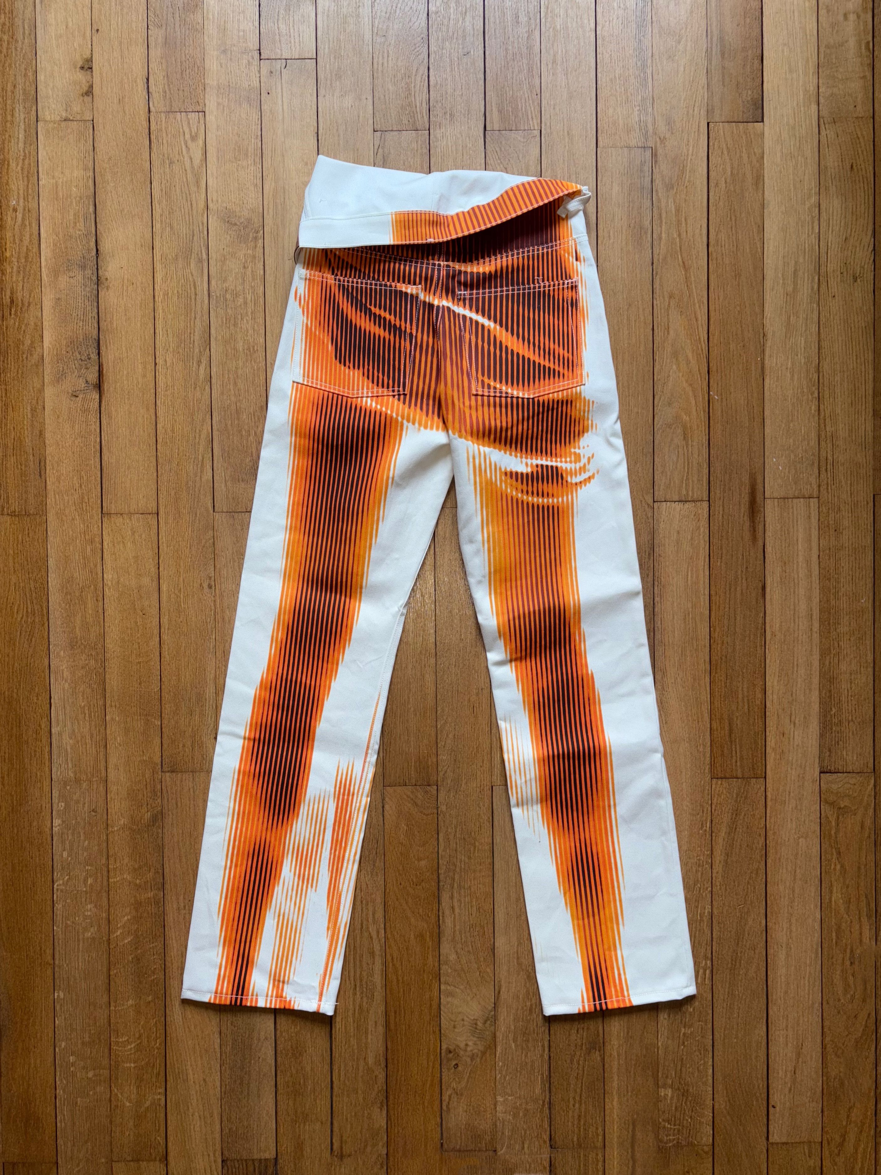 Jean Paul Gaultier × Y/Project Body morph trompe l'oeil denim jeans Size US 28 / EU 44 - 2 Thumbnail
