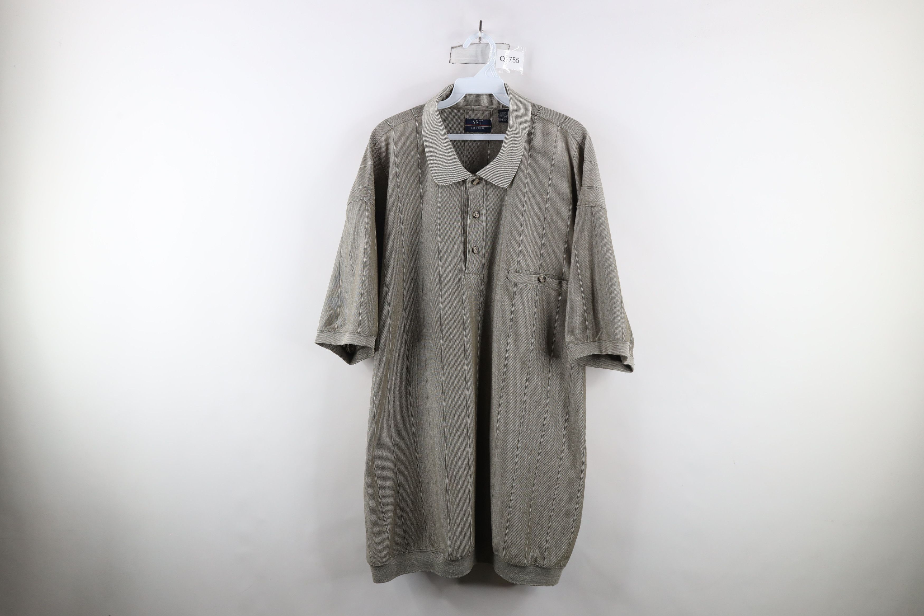 Vintage Vintage 90s Streetwear Knit Collared Pullover Polo Shirt Size US XXL / EU 58 / 5 - 1 Thumbnail