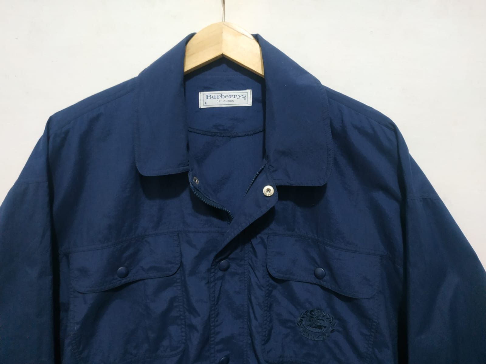 Burberry Vintage Burberry Light Jacket Size US L / EU 52-54 / 3 - 3 Thumbnail