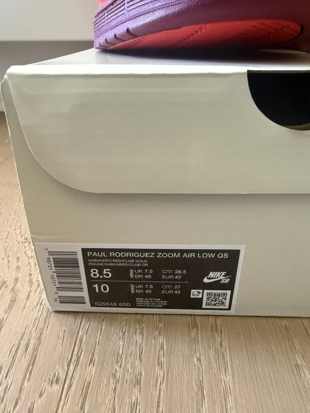 Nike SB Nike SB Air Zoom Low P-Rod Habanero Red West 8.5 Size US 8.5 / EU 41-42 - 9 Thumbnail