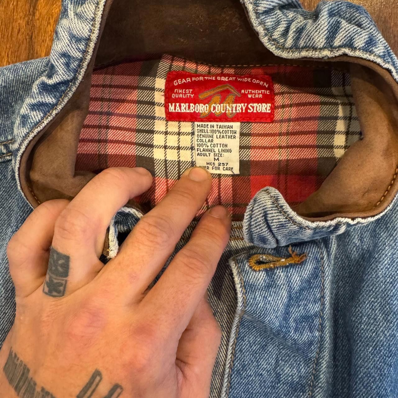 Marlboro Vintage Marlboro Jean Jacket Size US M / EU 48-50 / 2 - 2 Thumbnail