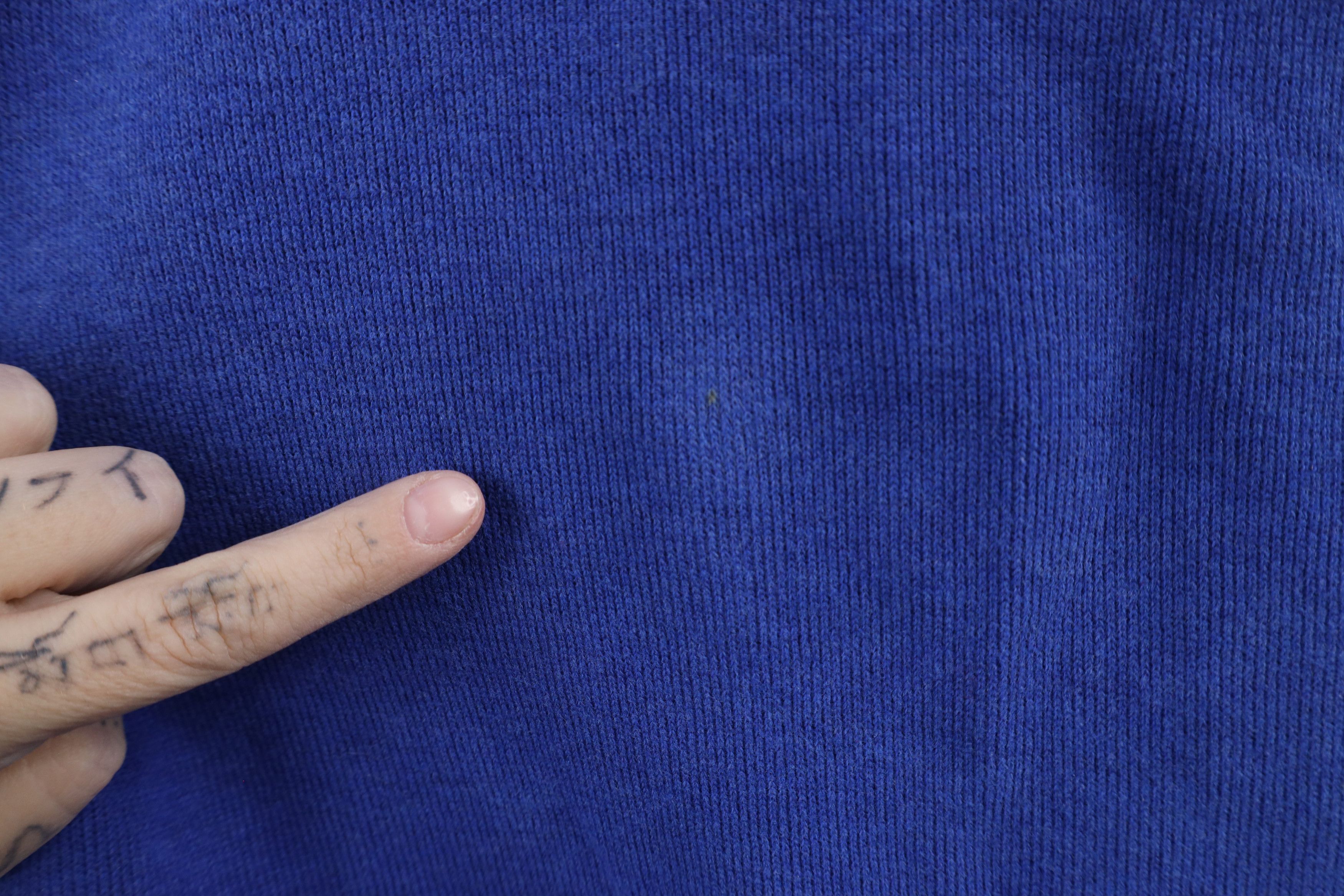 Ralph Lauren × Vintage Vintage 90s Ralph Lauren Cotton Ribbed Knit Half Zip Sweater Size US L / EU 52-54 / 3 - 5 Thumbnail