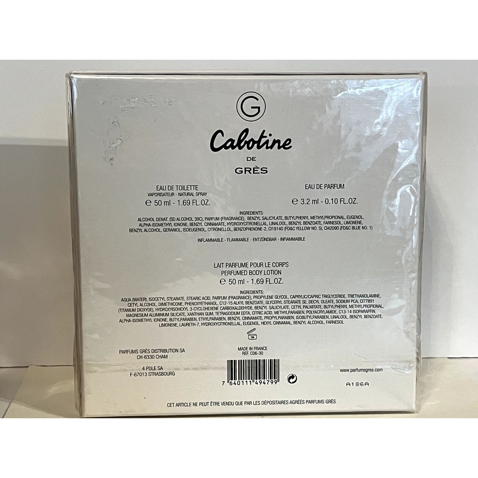 Other Cabotine De Gres Eau De Toilette Parfum Body Lotion Gift Set Size ONE SIZE - 2 Thumbnail