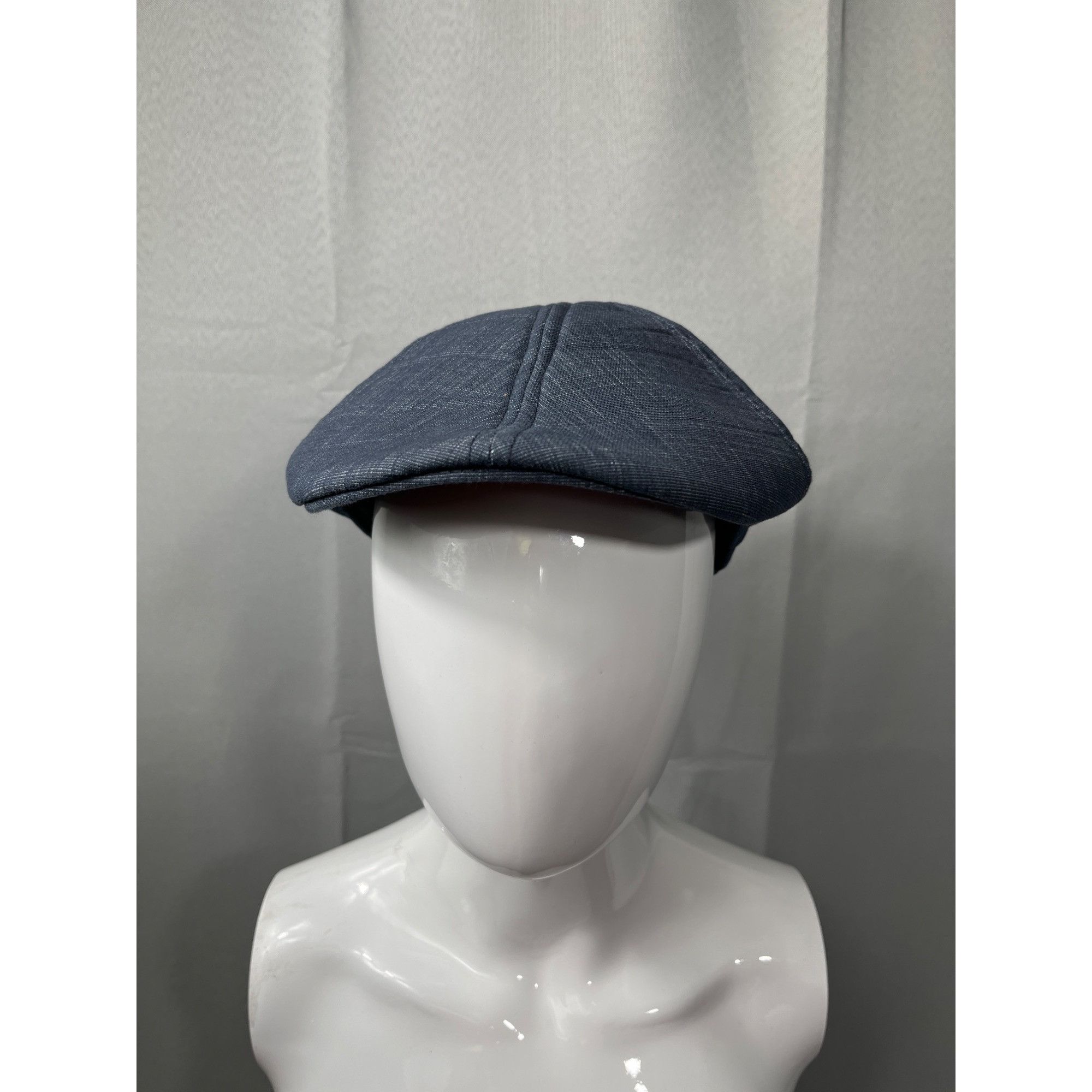 Designer D&Y Newsboy Flat Cap Classic Blue SKU 7370 Size ONE SIZE - 1 Thumbnail