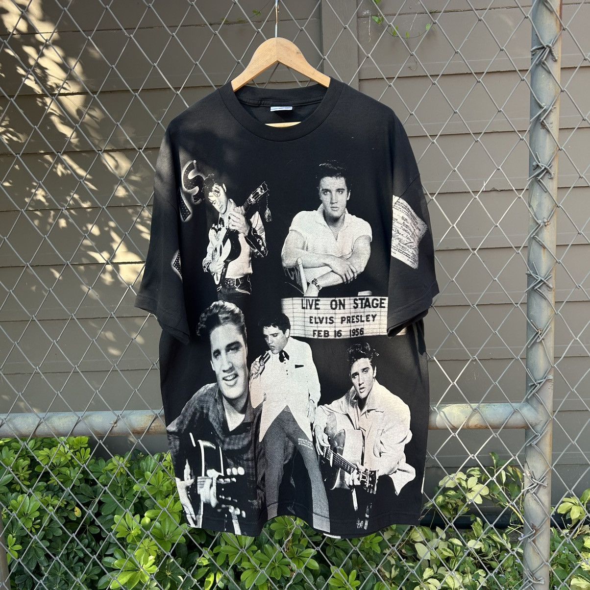 Band Tees Elvis Presley over print 2002’ Size US XXL / EU 58 / 5 - 5 Thumbnail