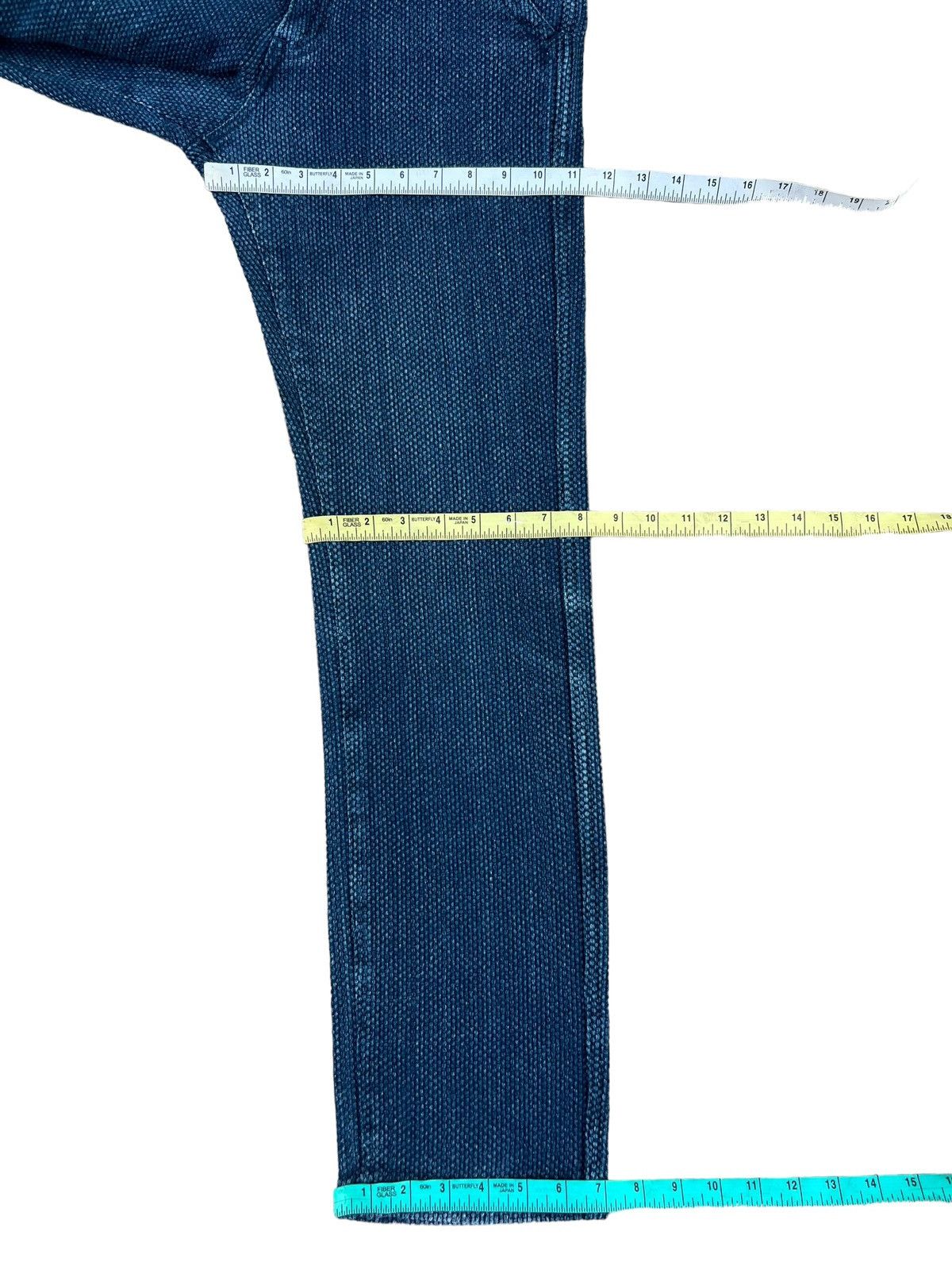 Indigo Blue Trick Japan Fade Indigo Kendo Sashiko Chinos Pant Size US 29 - 3 Thumbnail