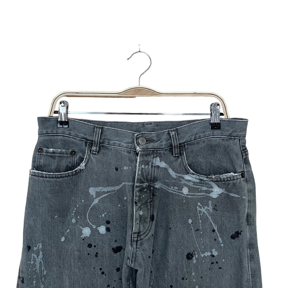 Japanese Brand Vintage Japanese Brand Liberto Painting Jeans 1990s Size US 33 - 3 Thumbnail