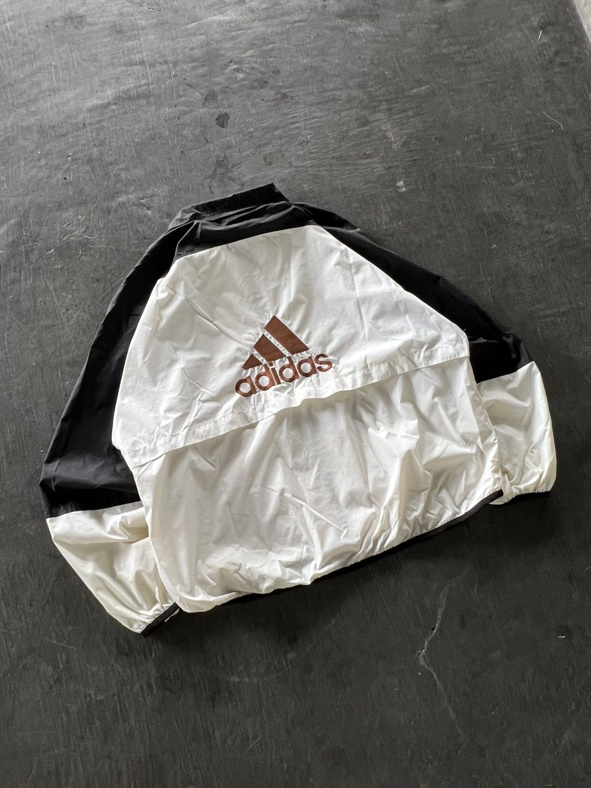 Adidas Vintage 90s Adidas Big Logo Windbreaker Size US L / EU 52-54 / 3 - 7 Thumbnail
