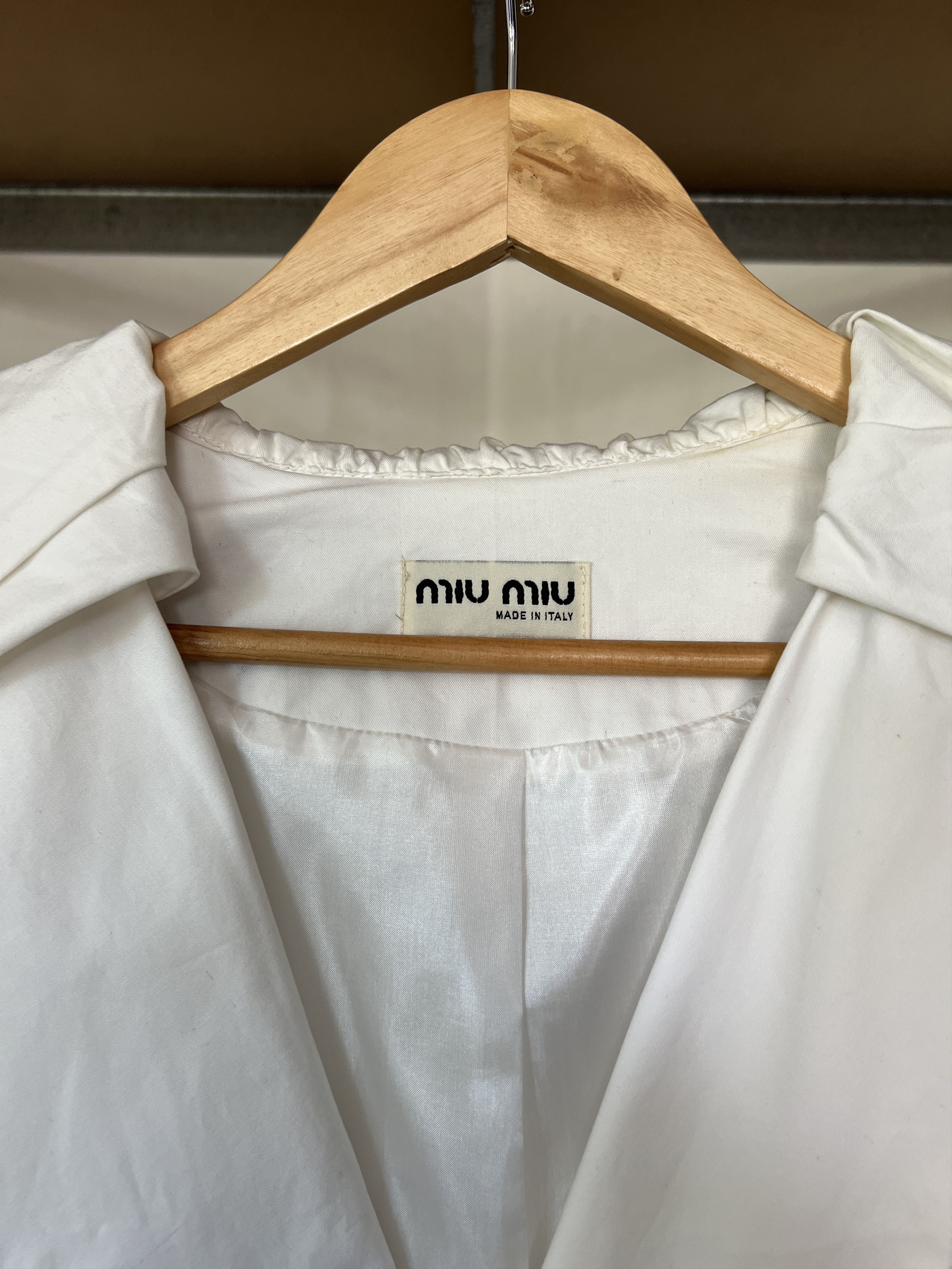 Miu Miu × Vintage Miu Miu Vintage Y2K Embroidered People Logo Dress Size S / US 4 / IT 40 - 3 Thumbnail