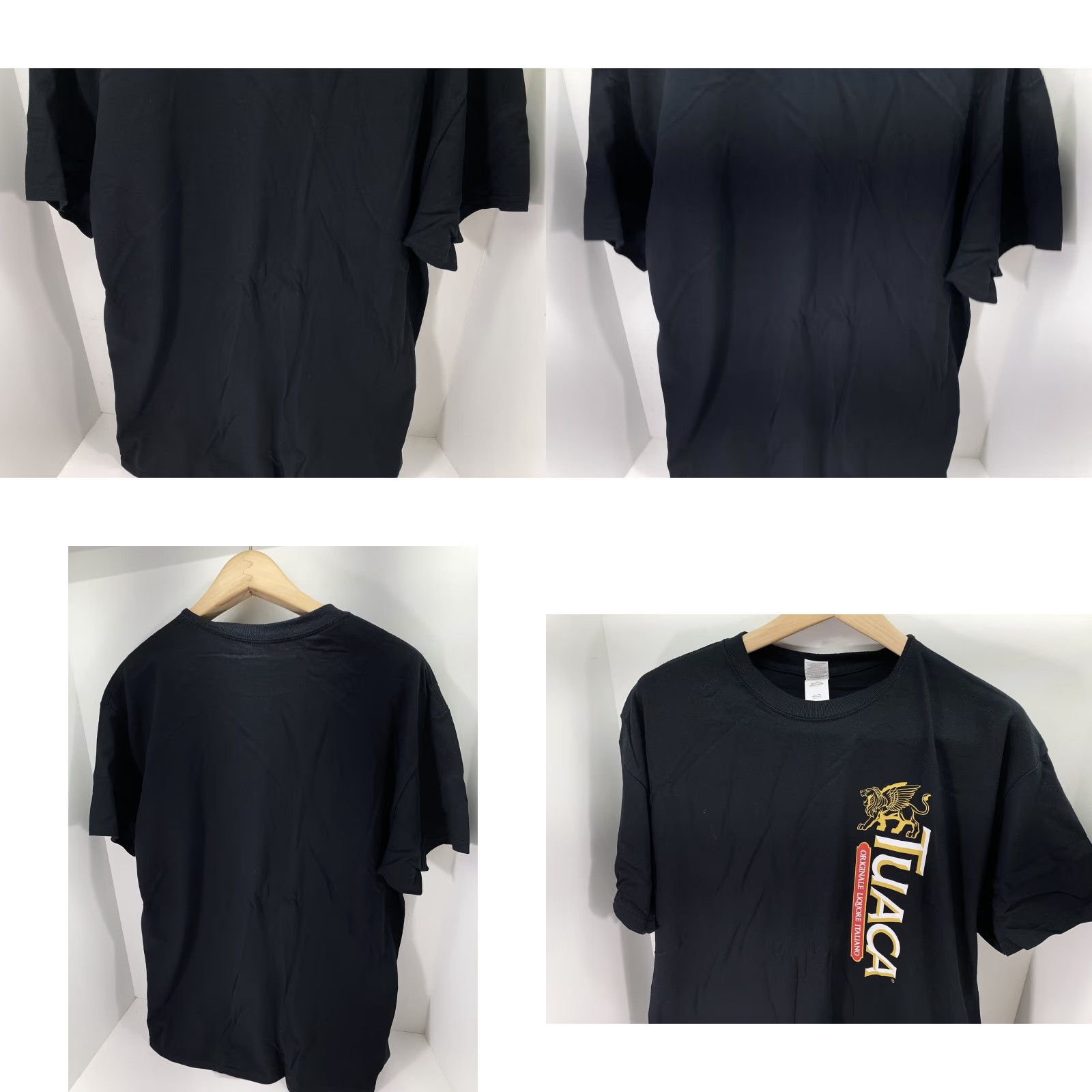 Gildan Tuaca TShirt Mens Size XL Black Logo Cotton Gildan Tag Italian NWOT Size US XL / EU 56 / 4 - 8 Thumbnail