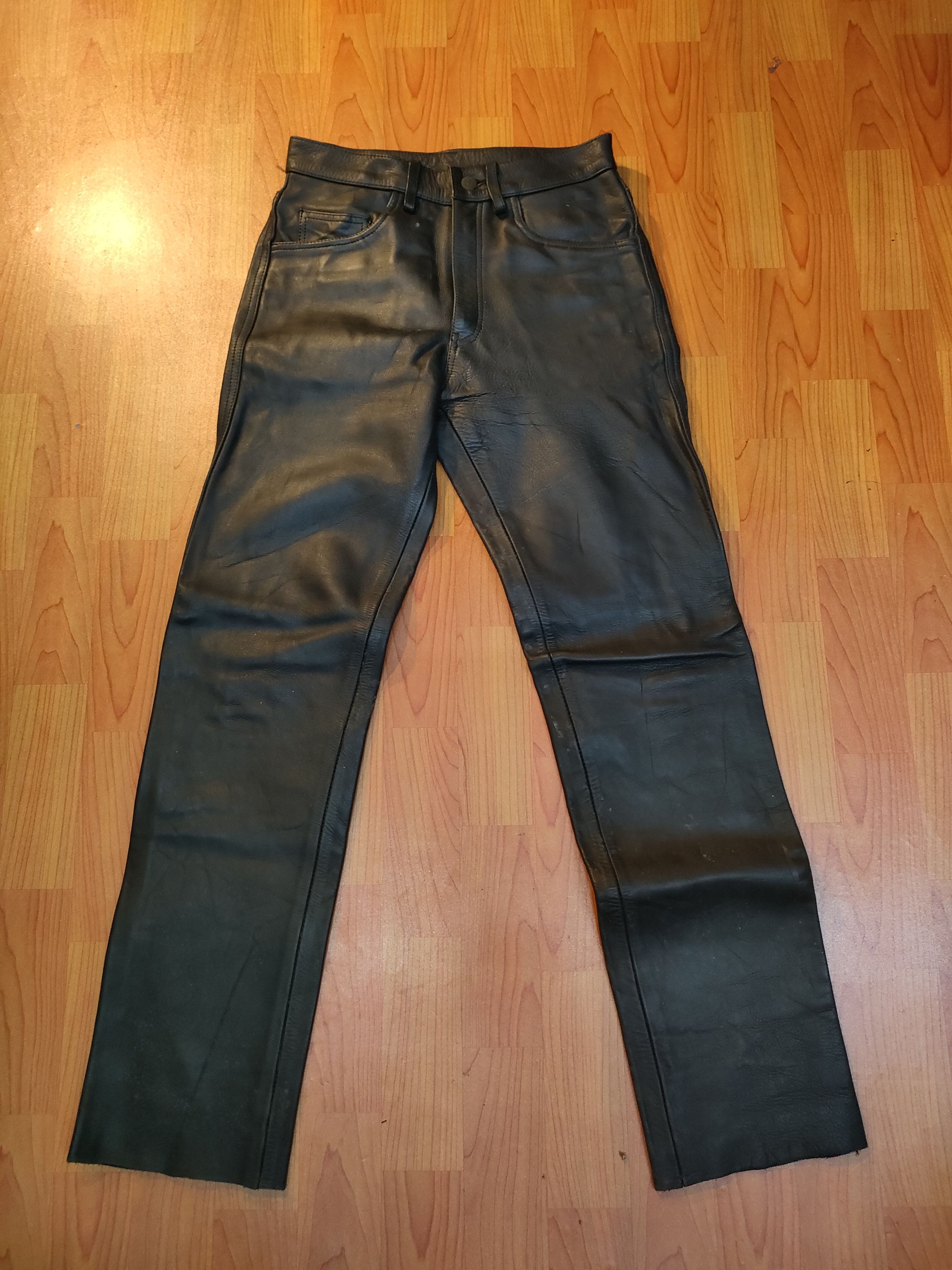 Japanese Brand Dog House Leather Pants Size US 29 - 1 Thumbnail