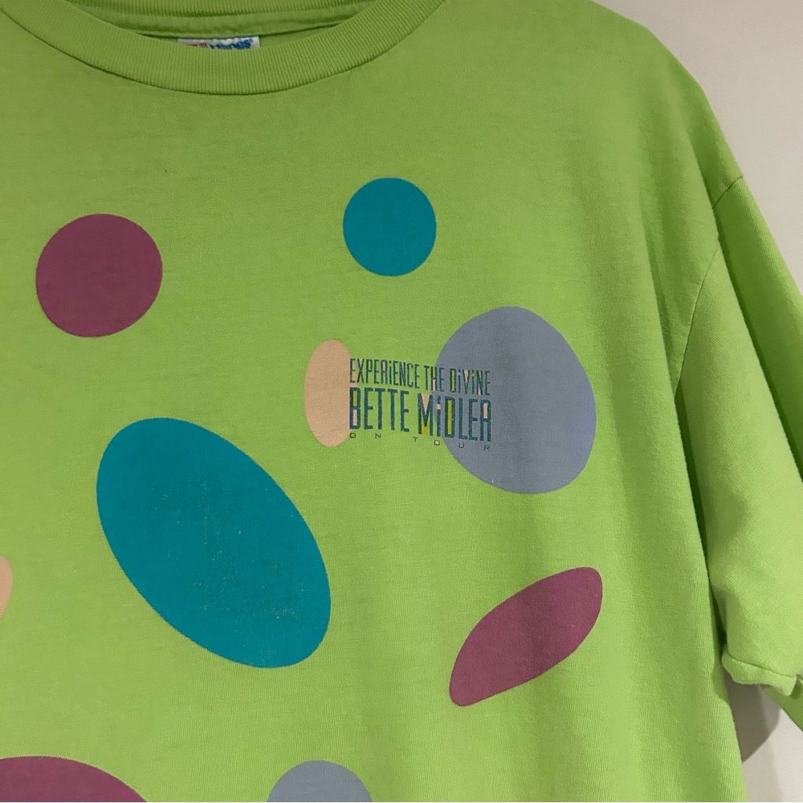 Hanes Vintage 1993 Bette Midler Tour Shirt Size US XL / EU 56 / 4 - 3 Thumbnail