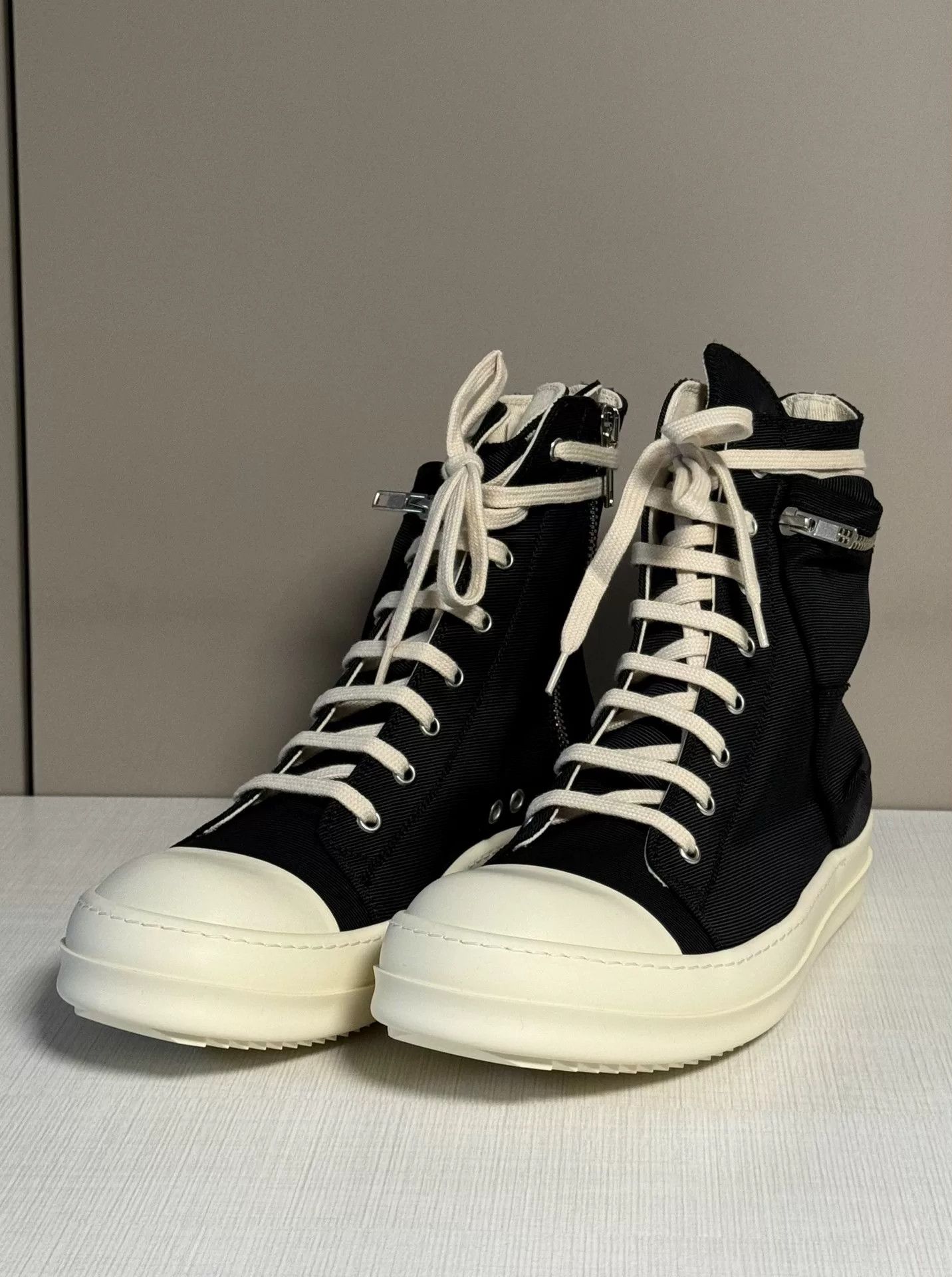 Rick Owens rick owens tactical cargo high-top sneakers Size US 9.5 / EU 42-43 - 1 Thumbnail