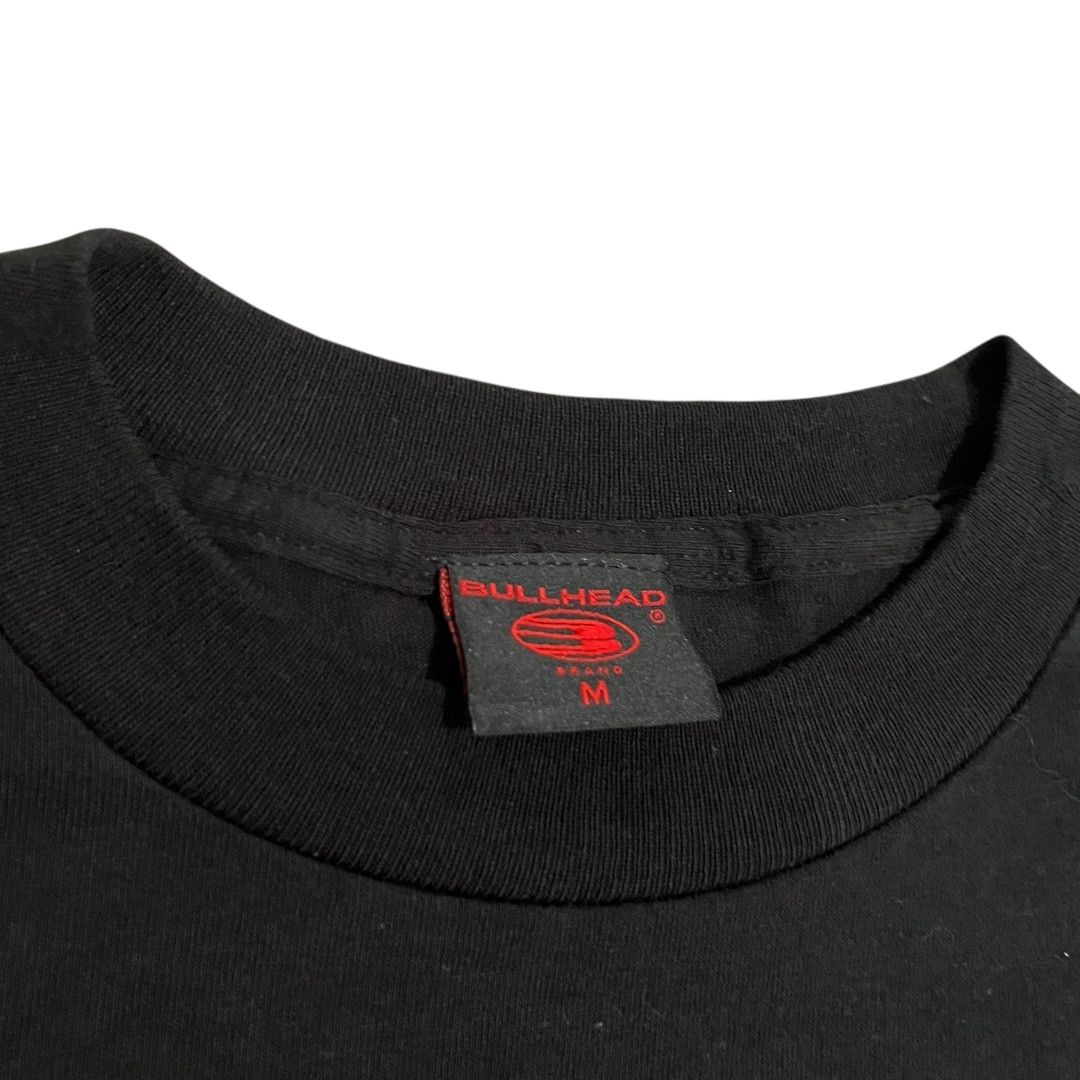 Bullhead Denim Co. × Vintage VINTAGE Bullhead Tribal Neon Skull T Shirt y2k Skatewear Size US M / EU 48-50 / 2 - 3 Thumbnail